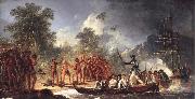 unknow artist The Landing at Tanna Tana one of the new hebrides oil painting picture wholesale